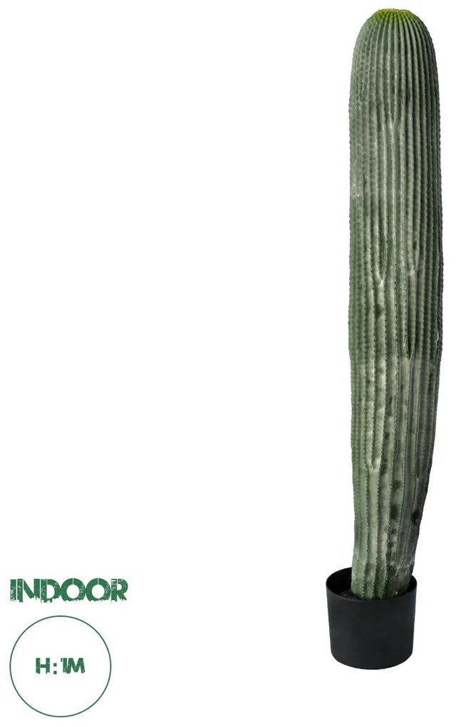 20126 GloboStar® Artificial Garden CARNEGIEA CACTUS 20126 Τεχνητό Διακοσμητικό Φυτό Κάκτος Σαγκουάρο Υ100cm