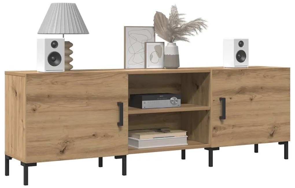 vidaXL Έπιπλο Τηλεόρασης Δρυς τεχνίτης 150x30x50 εκ. Επεξ. Ξύλο