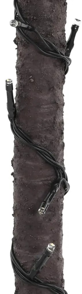 vidaXL Δέντρο Φοίνικας με 72 LED Θερμό Λευκό 120 εκ.