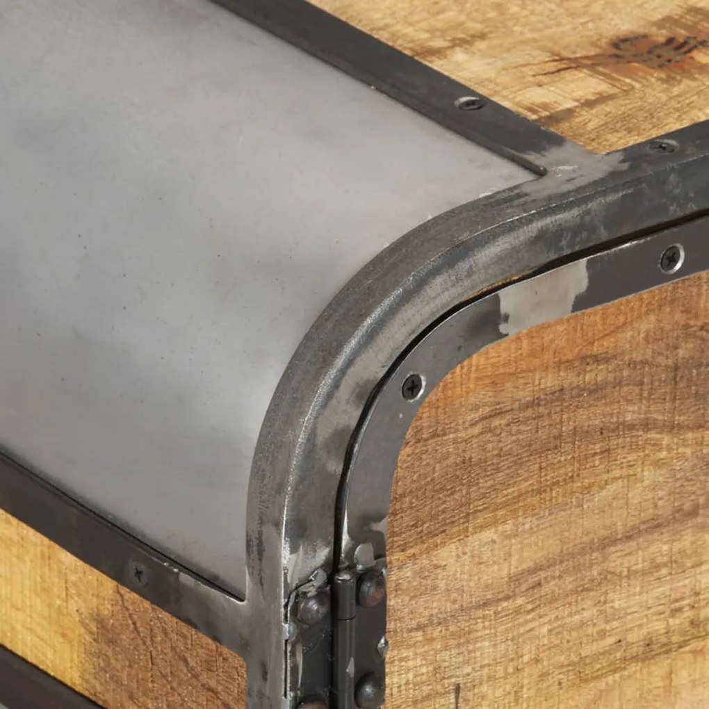 vidaXL Έπιπλο Τηλεόρασης 110 x 30 x 42 εκ. από Μασίφ Ξύλο Μάνγκο