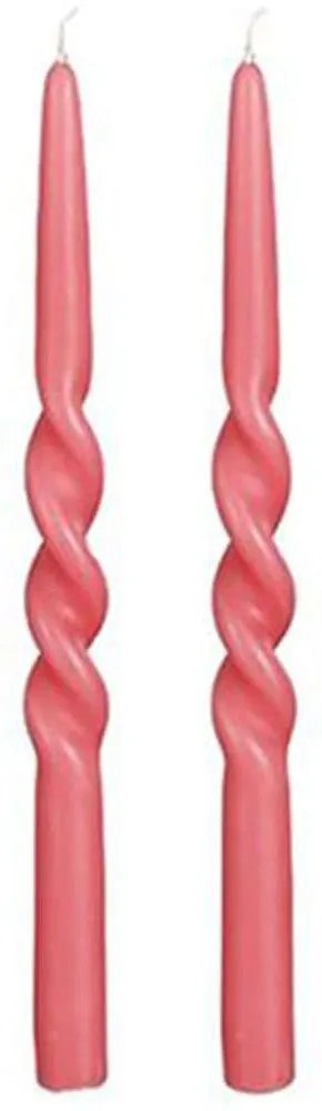 Κερί Κηροπηγίου Twist (Σετ 2Τμχ) 02.1117102 Pink Paraffin
