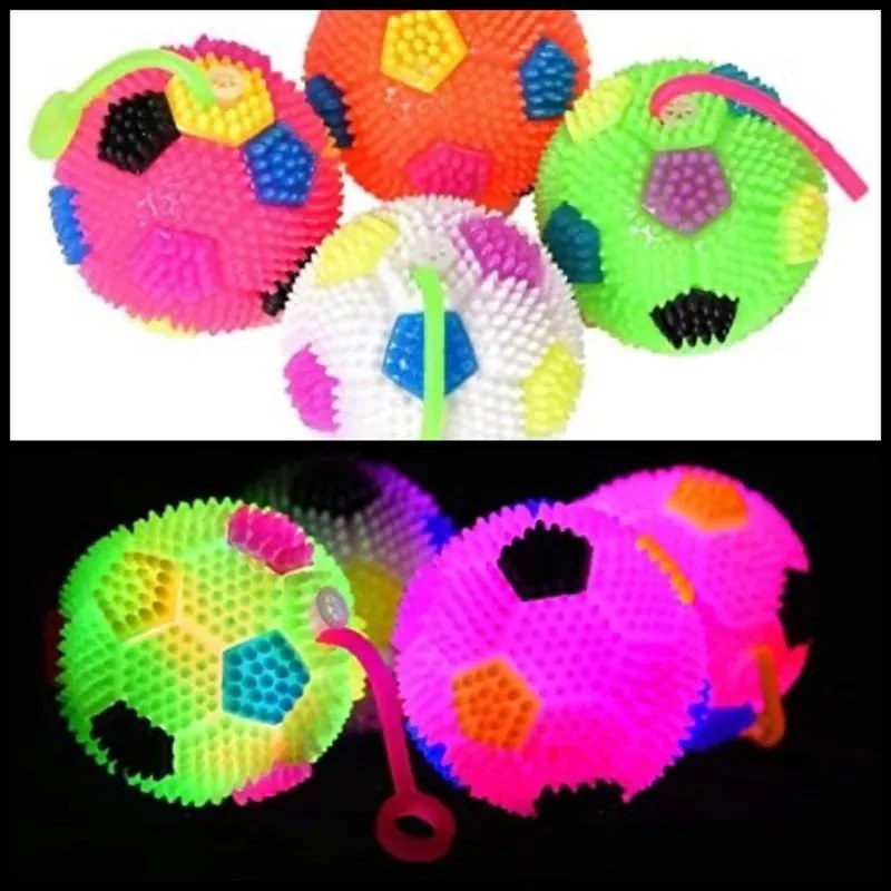 Παιχνίδι μπαλάκι με φως 12τμχ - Flashing spiky ball