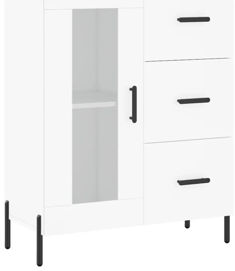 vidaXL Ντουλάπι Λευκό 69,5x34x180 εκ. από Επεξεργασμένο Ξύλο