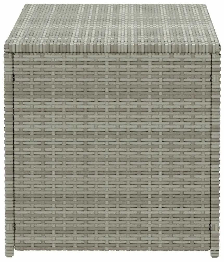 vidaXL Κουτί Αποθήκευσης Κήπου Γκρι 100x50x50 εκ. από Συνθετικό Ρατάν
