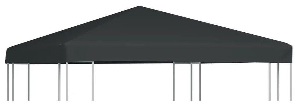 vidaXL Κάλυμμα για Κιόσκι Γκρι 3 x 3 μ. 310 γρ./μ²