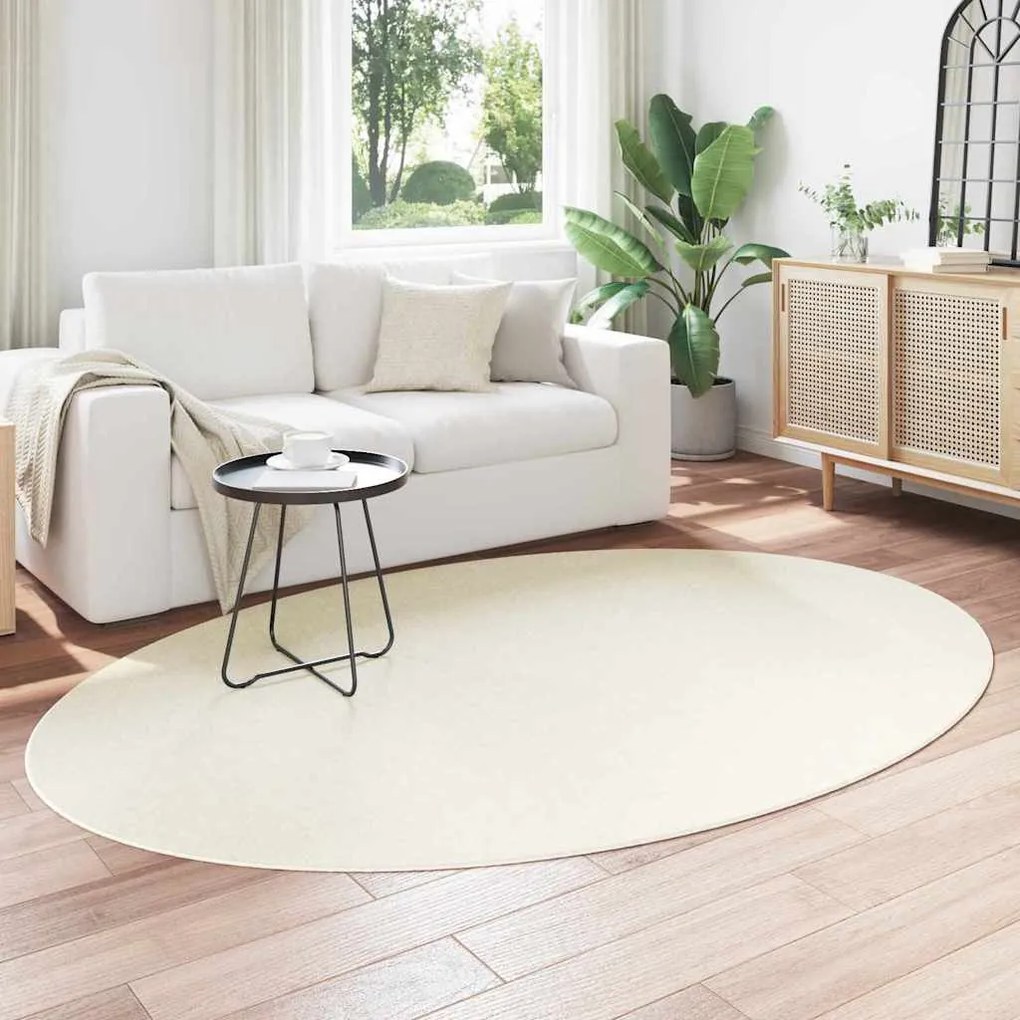 vidaXL Χαλί Κρεμ 160 x 230 cm Πολυεστέρας