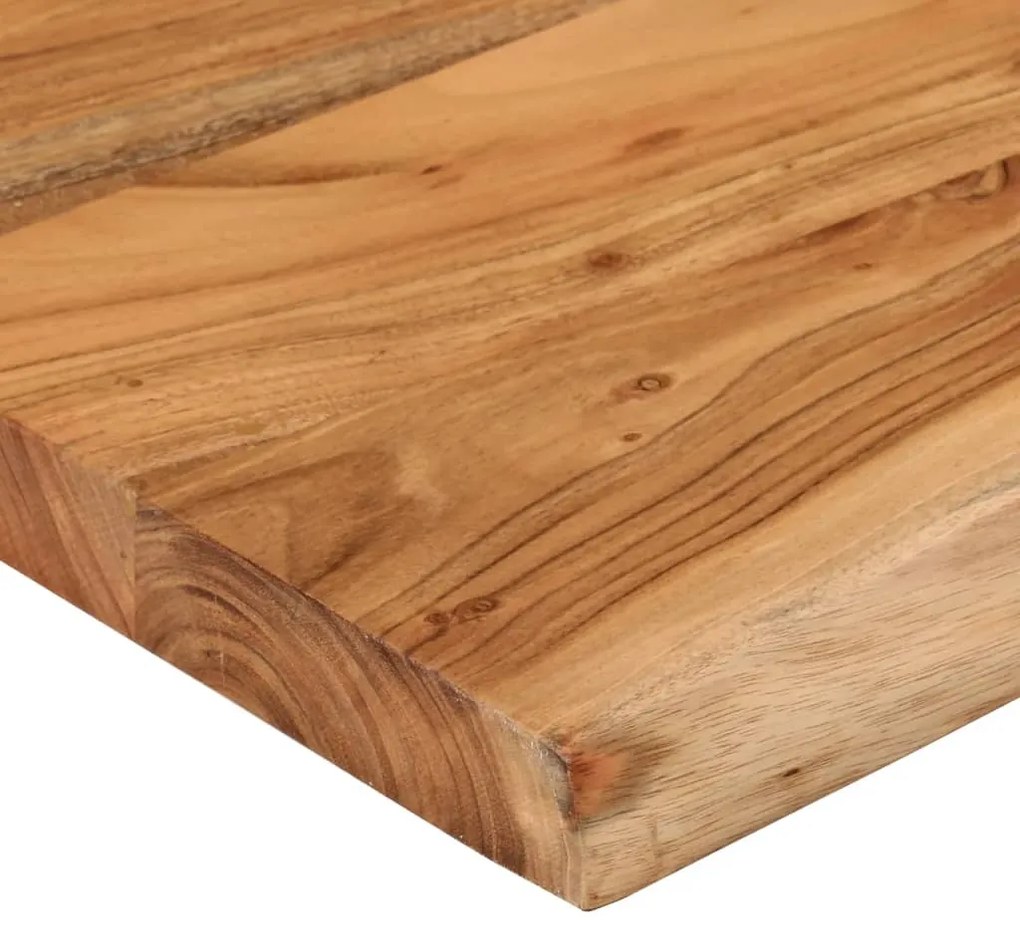 vidaXL Πάγκος Μπάνιου Ορθογώνιος 140x60x3,8 εκ. από Μασίφ Ξύλο Ακακίας