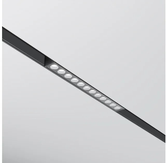 Γραμμικό Φωτιστικό Μαγνητικής Ράγας Exility LED 12W Μαύρο 3000Κ Points TR031-2-12W3K-B Maytoni TR031-2-12W3K-B