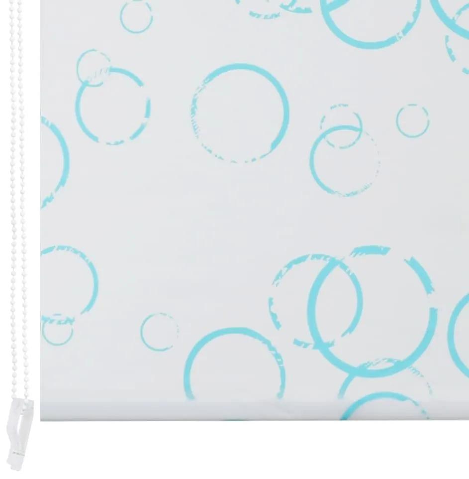 Κουρτίνα Μπάνιου Ρολό Σχέδιο Φυσαλίδες 100 x 240 εκ. - Λευκό