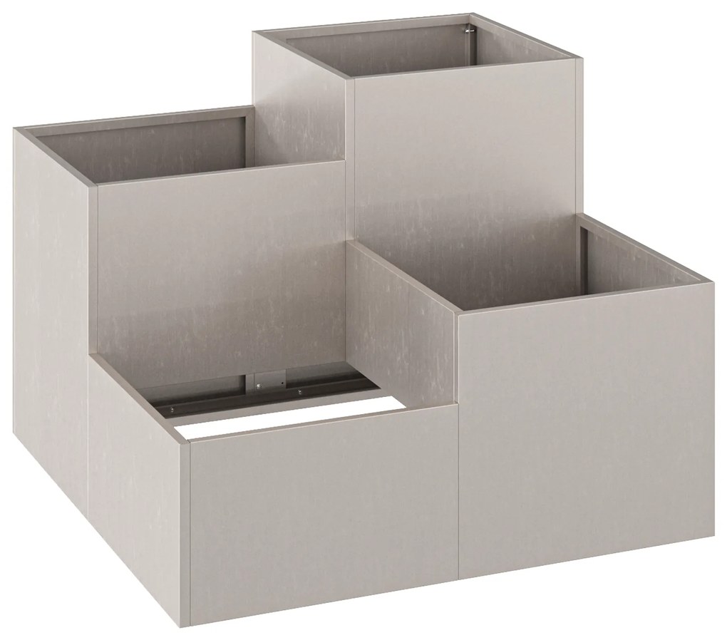 vidaXL Κήπος Γλάστρα 80 x 80 x 60 εκ. Ύφασμα Ανθεκτικό στον Καιρό.