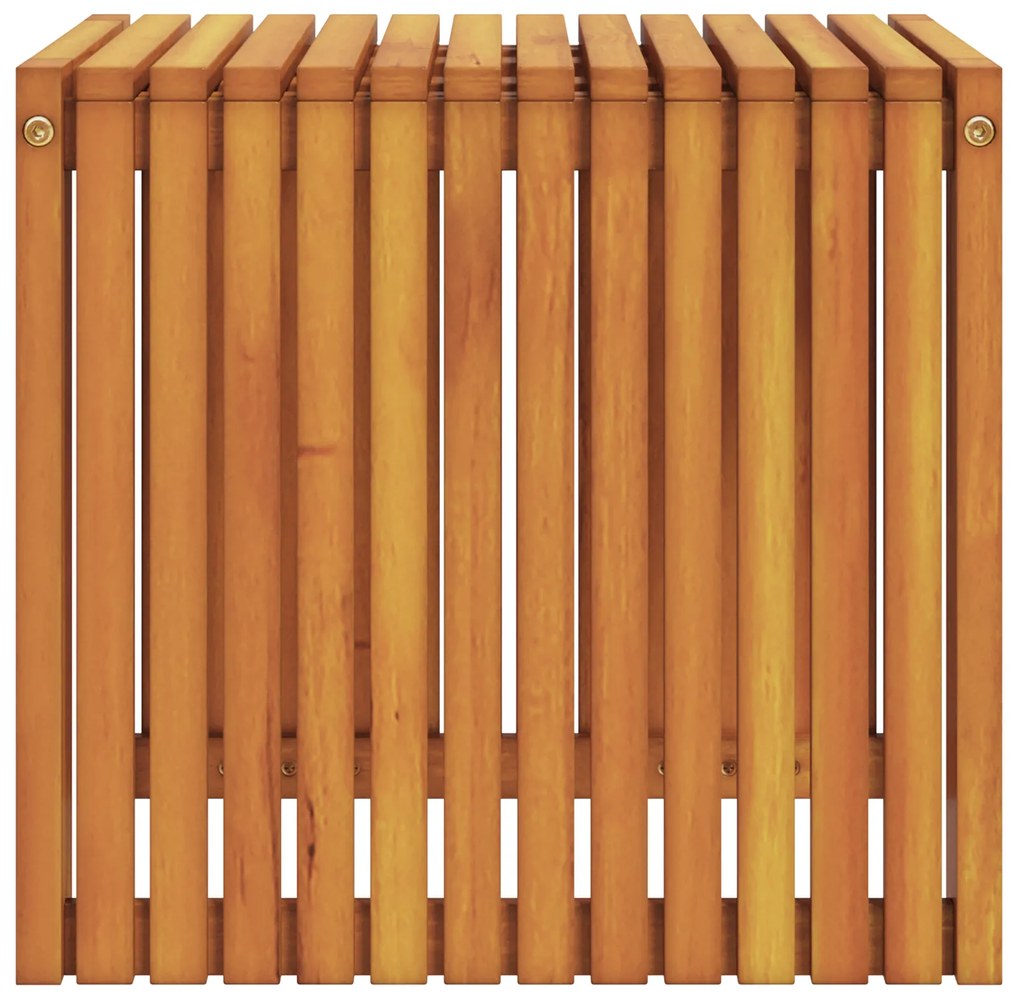 vidaXL Τραπέζι Κήπου 43x36x40 εκ. Μασίφ Ξύλο Teak
