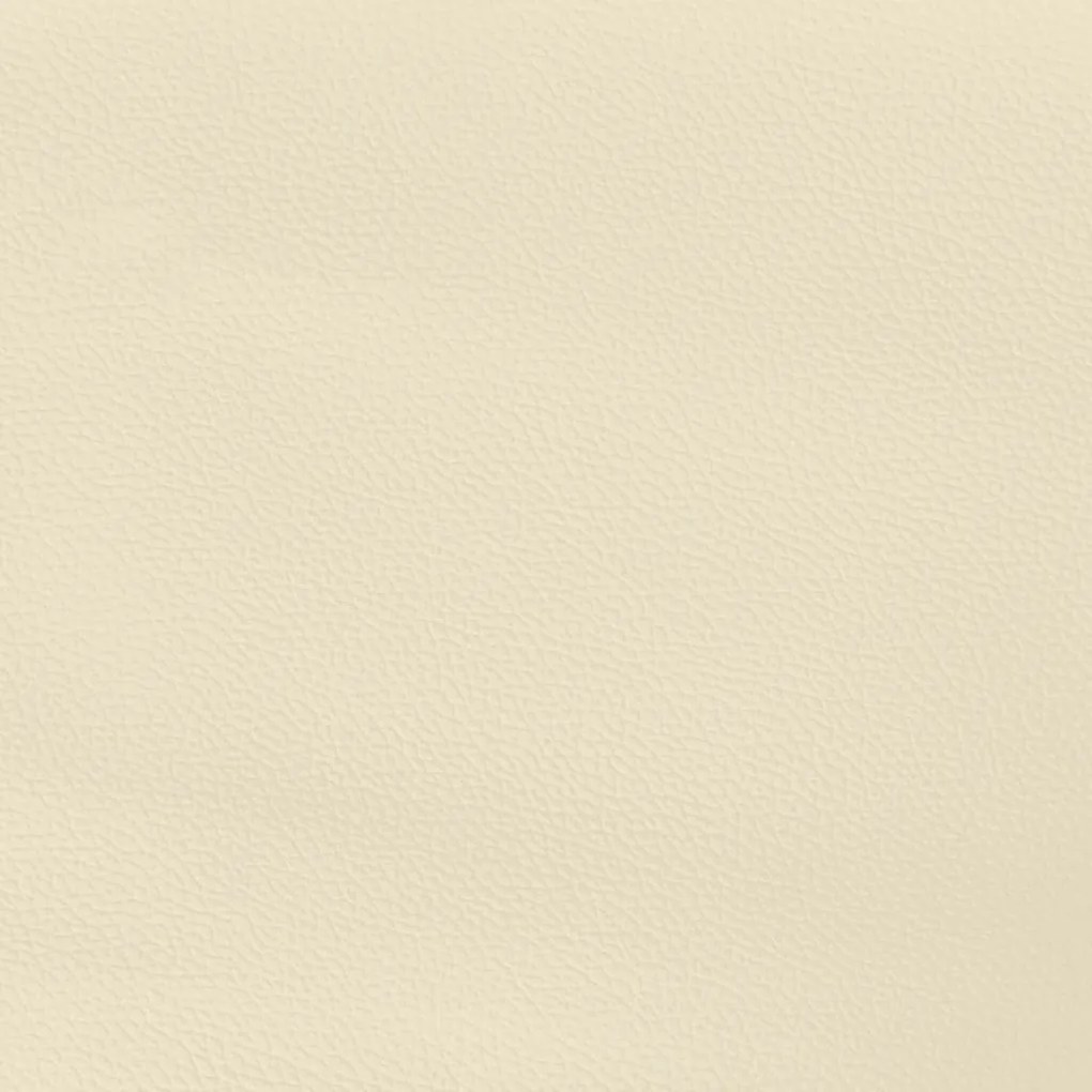 vidaXL Κεφαλάρια Κρεβατιού 2 τεμ Κρεμ 90x5x78/88 εκ. Συνθετικό Δέρμα