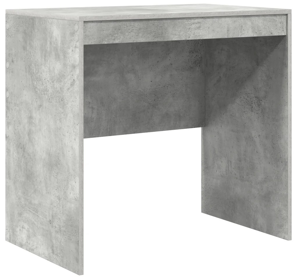 vidaXL Γκρι Γραφείο Σκυροδέματος 80x50x76 εκ. από μοριοσανίδα