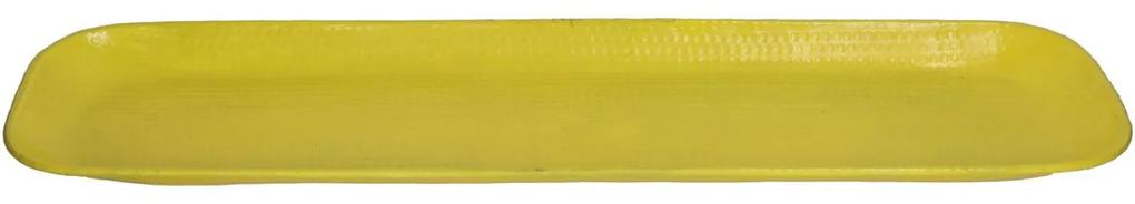 Δίσκος ArteLibre Κίτρινο Αλουμίνιο 61x18x2.5cm - ART-05154798