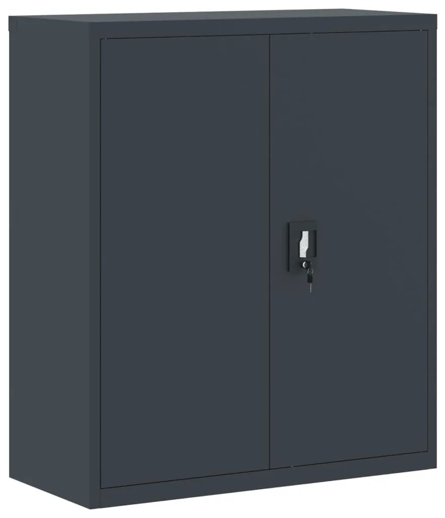 vidaXL Αρχειοθήκη Ανθρακί 90 x 40 x 145 εκ. Ατσάλινη