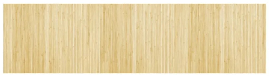 vidaXL Χαλί Ορθογώνιο Ανοιχτό Φυσικό 80 x 300 εκ. Μπαμπού