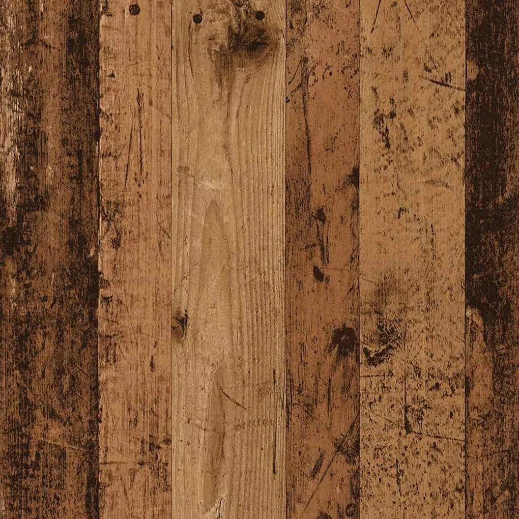 ντουλάπι βιβλίων Παλιό ξύλο 66x30x130 cm Κατασκευασμένο ξύλο - Καφέ