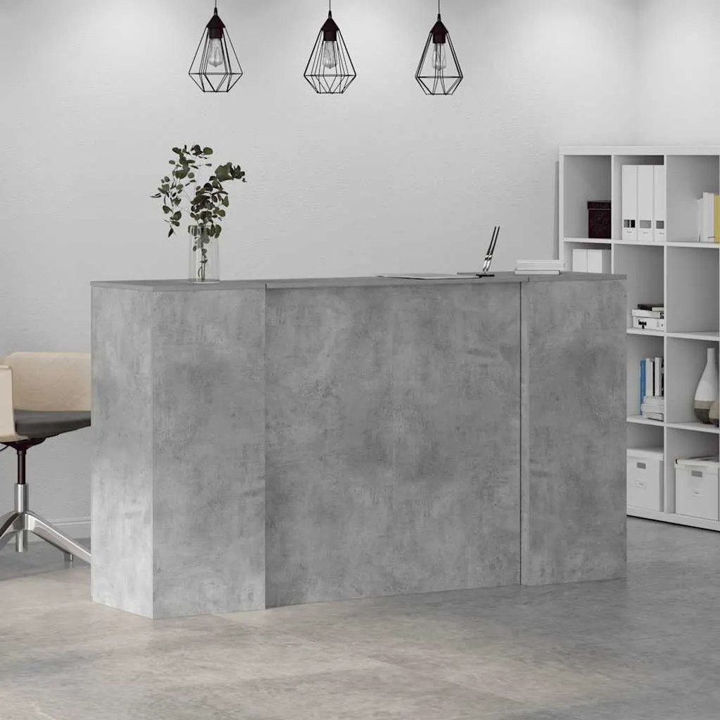 vidaXL Γραφείο υποδοχής 180x50x103,5 εκ. Επεξεργασμένο Ξύλο