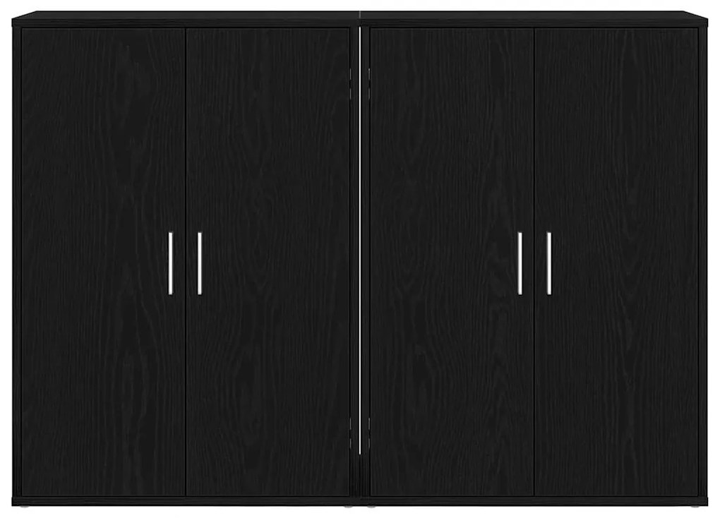 vidaXL Μπουφές Μαύρη δρυς 60 x 31 x 84 εκ Επεξεργασμένο ξύλο