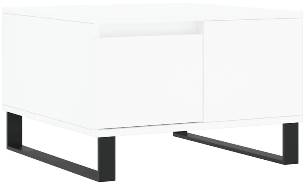 vidaXL Τραπεζάκι Σαλονιού Λευκό 55x55x36,5 εκ. από Επεξεργασμένο Ξύλο