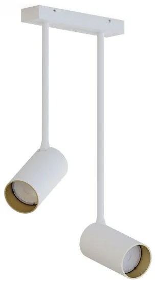 Κρεμαστό Φωτιστικό Οροφής GU10 10W IP20 Mono Long Nowodvorski-7672-Λευκό-Χρυσό 7672
