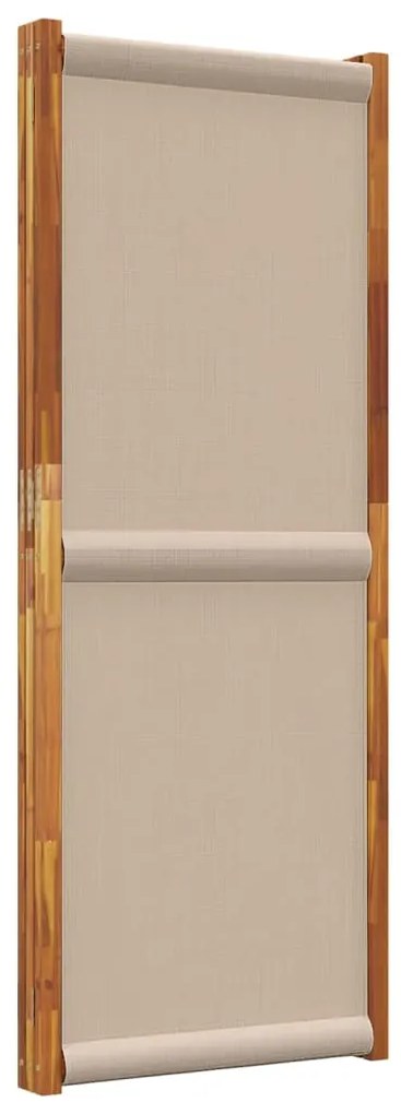 vidaXL Διαχωριστικό Δωματίου με 3 Πάνελ Taupe 210 x 180 εκ.