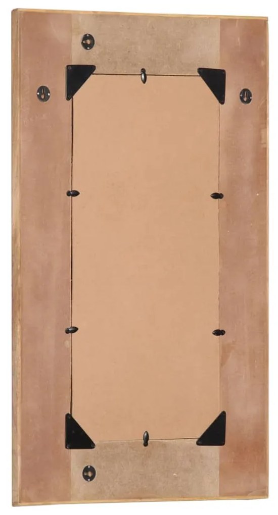 vidaXL 337248  Καθρέφτης Τοίχου 50x80 εκ. από Μασίφ Ανακυκλωμένο Ξύλο