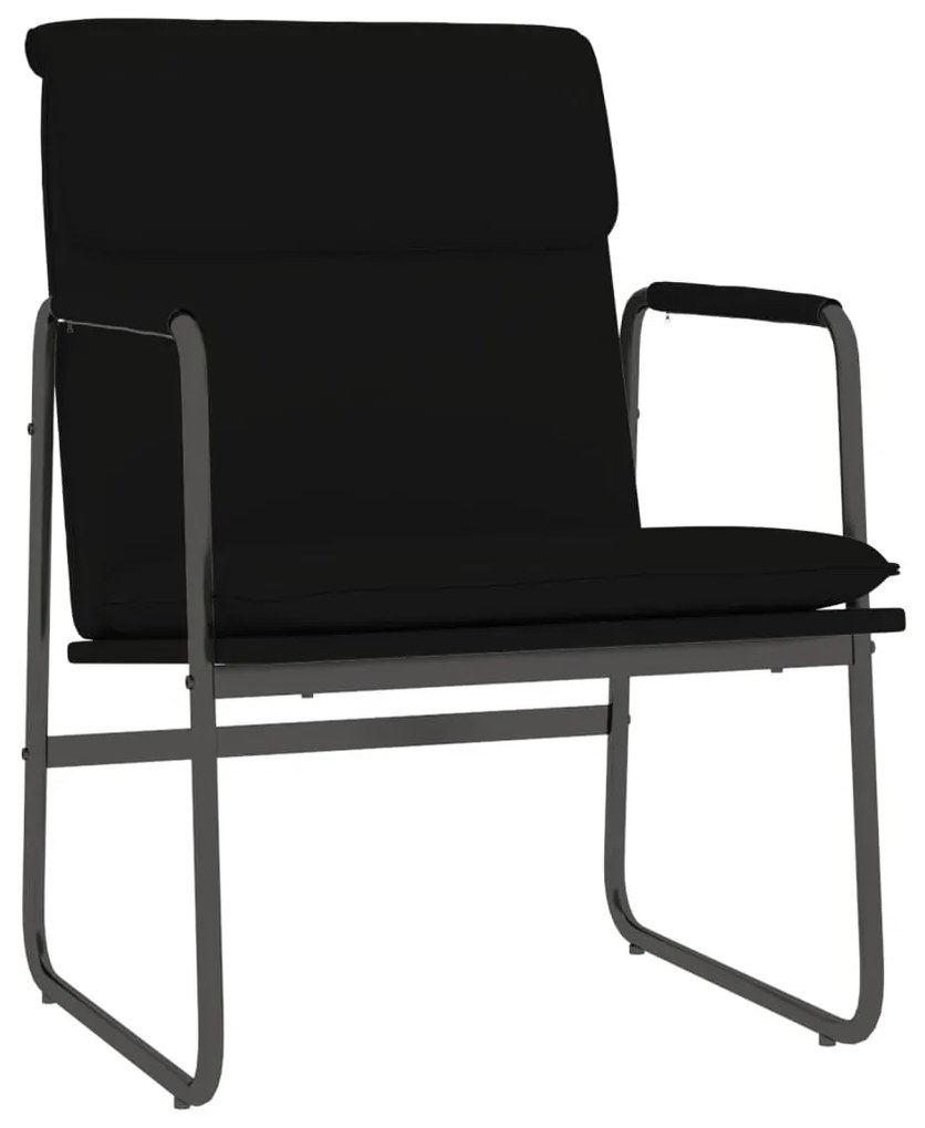 vidaXL Πολυθρόνα Μαύρη 55 x 64 x 80 εκ. από Συνθετικό Δέρμα