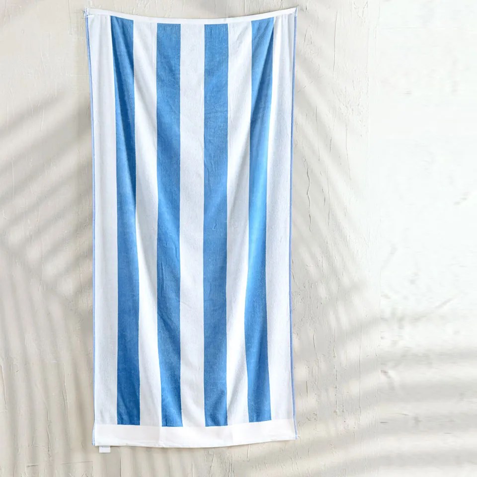 Πετσέτα Θαλάσσης (86x160) Rythmos Barbados Blue