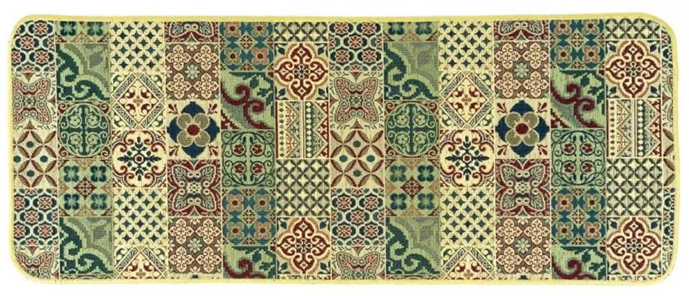Χαλάκι Κουζίνας Samba 703 54X140cm Green Sdim 54X140 Polypropylene