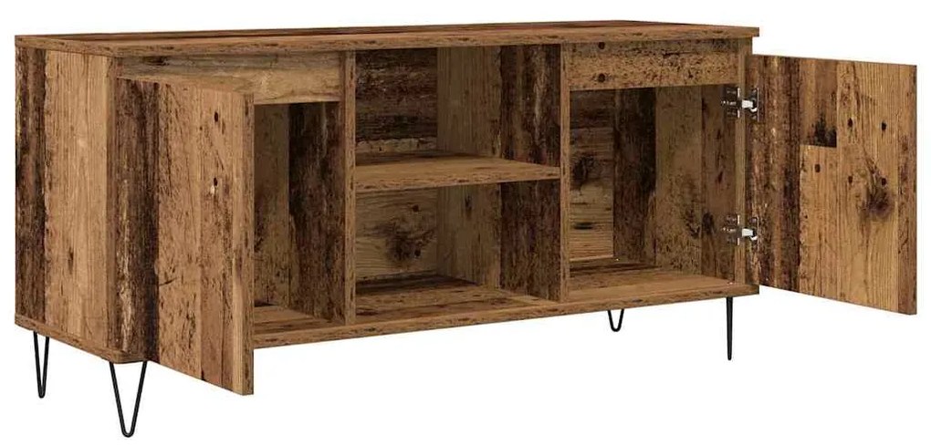 vidaXL Ντουλάπι TV Παλιό Ξύλο 104 x 35 x 50 εκ. Επεξεργασμένο ξύλο