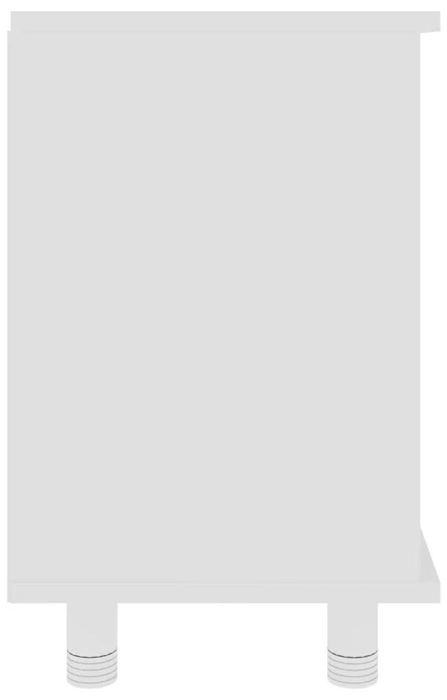 Ντουλάπι Νιπτήρα Λευκό 60 x 32 x 53,5 εκ. Μοριοσανίδα - Λευκό