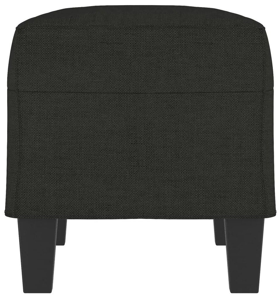 vidaXL Πάγκος Μαύρος 70 x 35 x 41 εκ. Υφασμάτινος