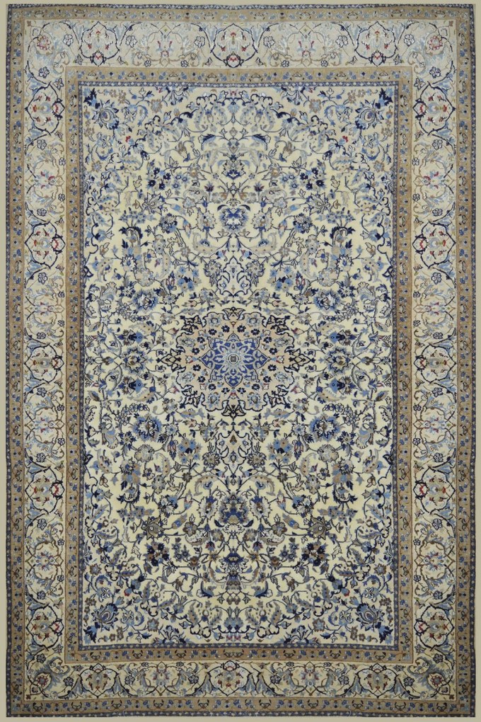 Χειροποίητο Χαλί Persian Nain Wool-Silk 310Χ199 310Χ199cm