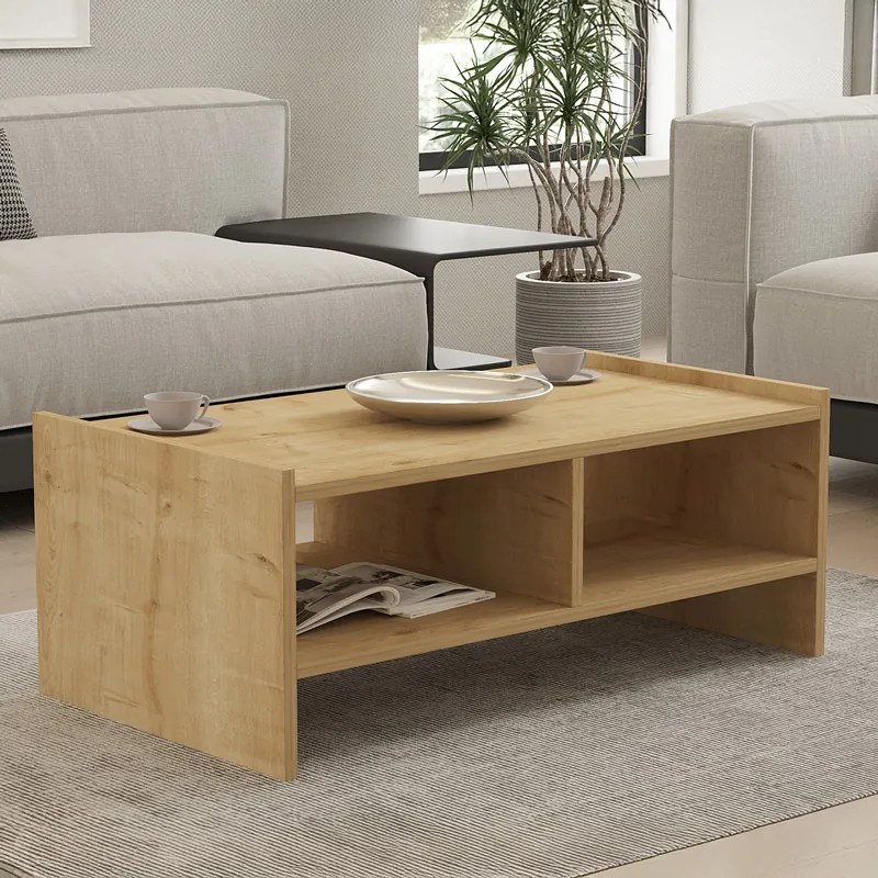 ΤΡΑΠΕΖΙ ΣΑΛΟΝΙΟΥ TIENA PAKOWORLD ΣΕ OAK ΑΠΟΧΡΩΣΗ 90X50X35ΕΚ