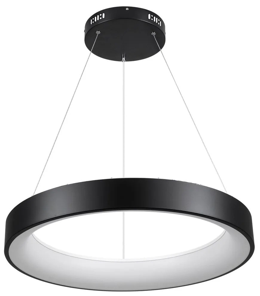 Φωτιστικό Οροφής Πλαφονιέρα Salem 61245 Led 105W Φ60cm Black GloboStar