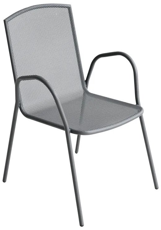 ZITA PLUS FACTORY ΑΝΘΡΑΚΙ ΜΕΤΑΛΛΙΚΗ ΠΟΛΥΘΡΟΝΑ 56Χ59Χ88εκ.24.0084