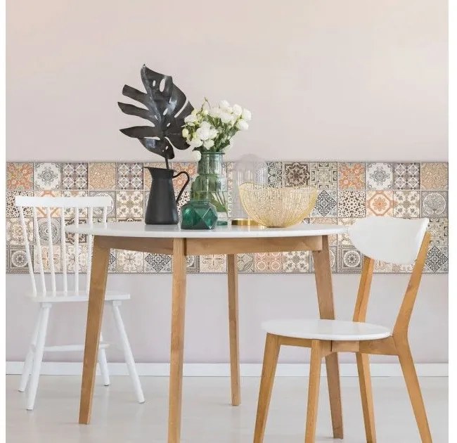 Μαλακά Πλακάκια προστασίας τοίχων Orange Azulejos 54737 Ango 54737 Πορτοκαλί