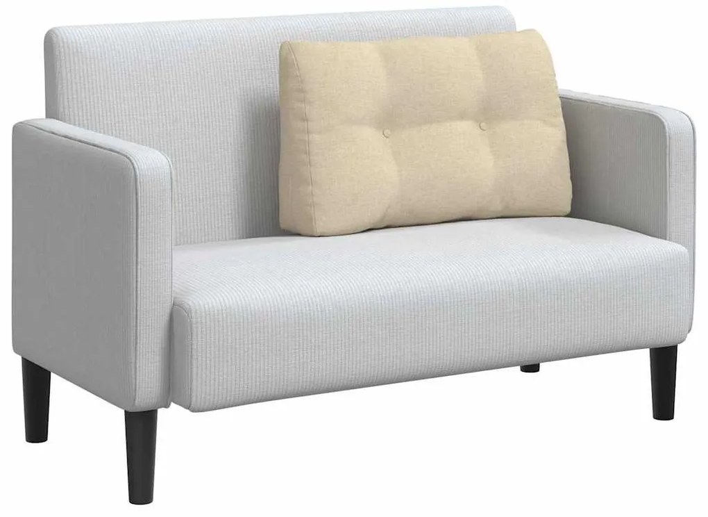 vidaXL Μαξιλάρι Πλάτης Κρεμ 80 x 24 x 50 εκ ύφασμα