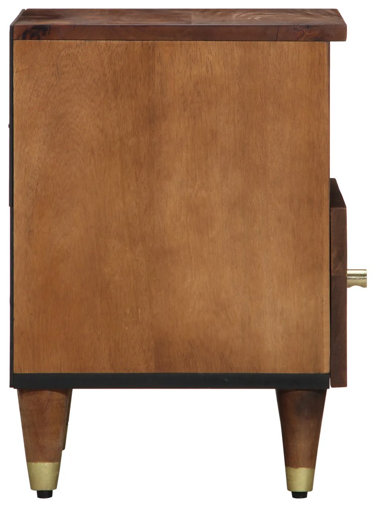 vidaXL Κομοδίνο 40x33x46 εκ Solid Wood Mango