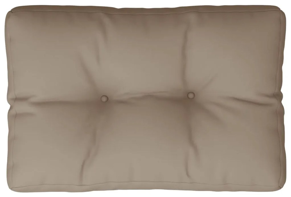 vidaXL Μαξιλάρι Παλέτας Taupe 60 x 40 x 12 εκ. Υφασμάτινο