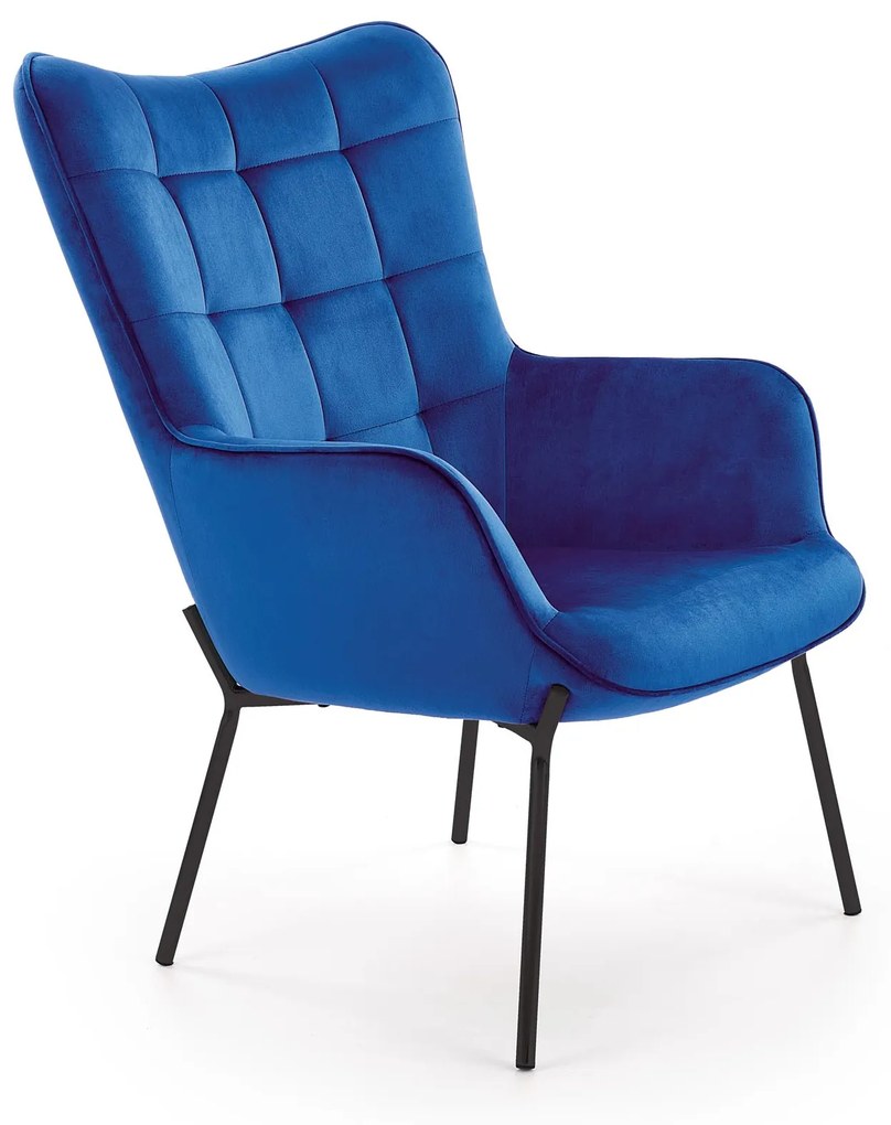 CASTEL l. chair dark blue DIOMMI V-CH-CASTEL-FOT-GRANATOWY