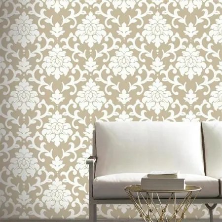 Αυτοκόλλητη Ταπετσαρία Gold Damask Peel KAL.RMK9113