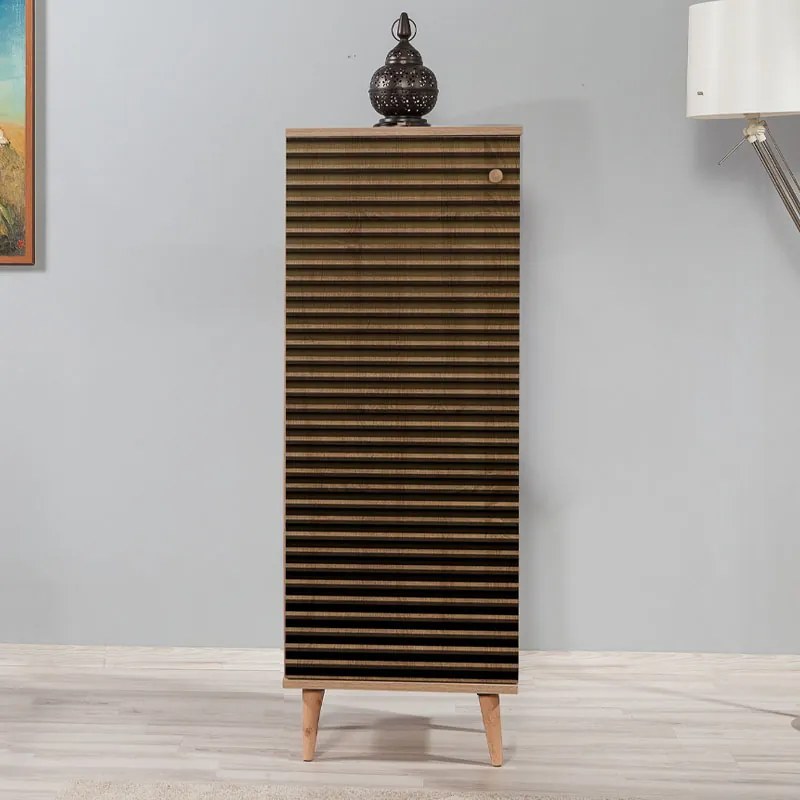 Παπουτσοθήκη - Ντουλάπι Soho Megapap χρώμα sonoma 50x38x135εκ.