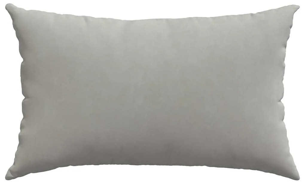 vidaXL Μαξιλάρι Καναπέ 2 pcs Ανοιχτό γκρι 50 x 30 cm ύφασμα