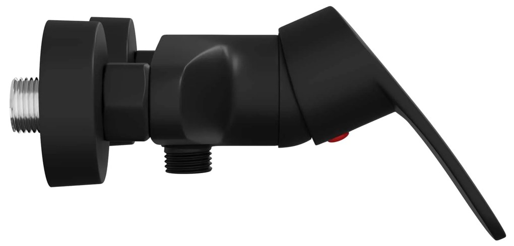 vidaXL Μίξερ ντους Μαύρο G 1 / 2 ίντσες