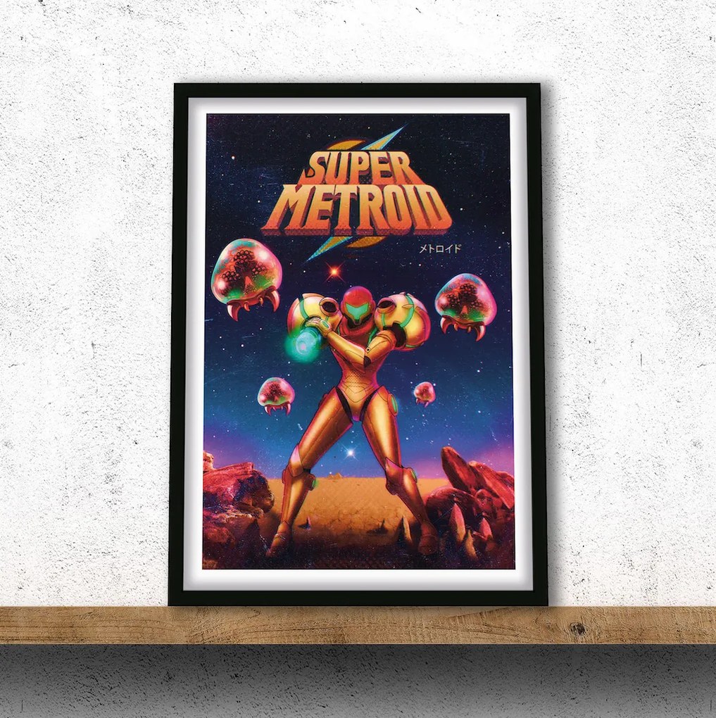 Πόστερ &amp; Κάδρο Super Metroid GM001 30x40cm Εκτύπωση Πόστερ (χωρίς κάδρο)