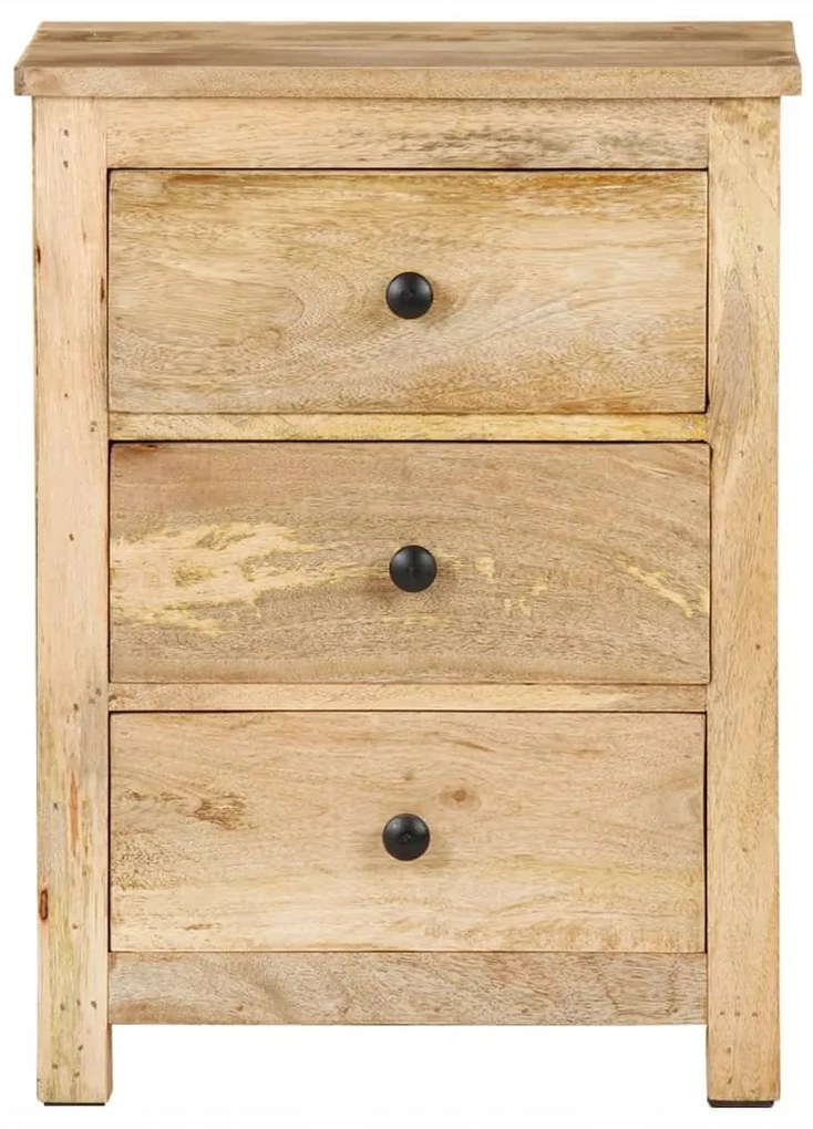 vidaXL Κομοδίνο 45 x 35 x 60 εκ. από Μασίφ Ξύλο Μάνγκο