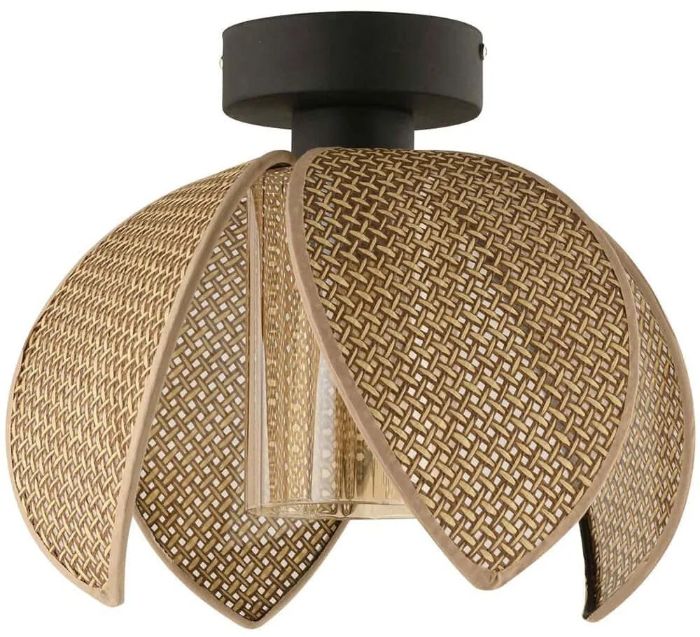 Φωτιστικό Οροφής - Πλαφονιέρα 433NUV1161 Φ26x26cm 1xE27 40W Beige Opviq