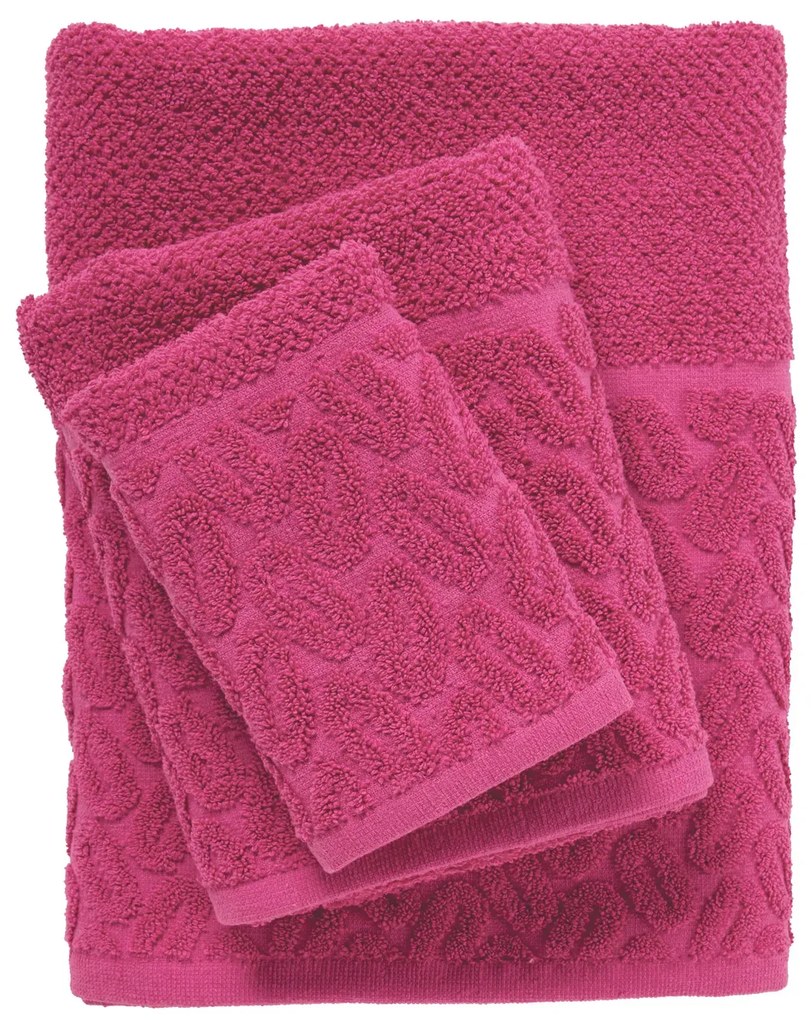 Σετ Πετσέτες 3τμχ Polycotton Best 0786 Φούξια Das Home